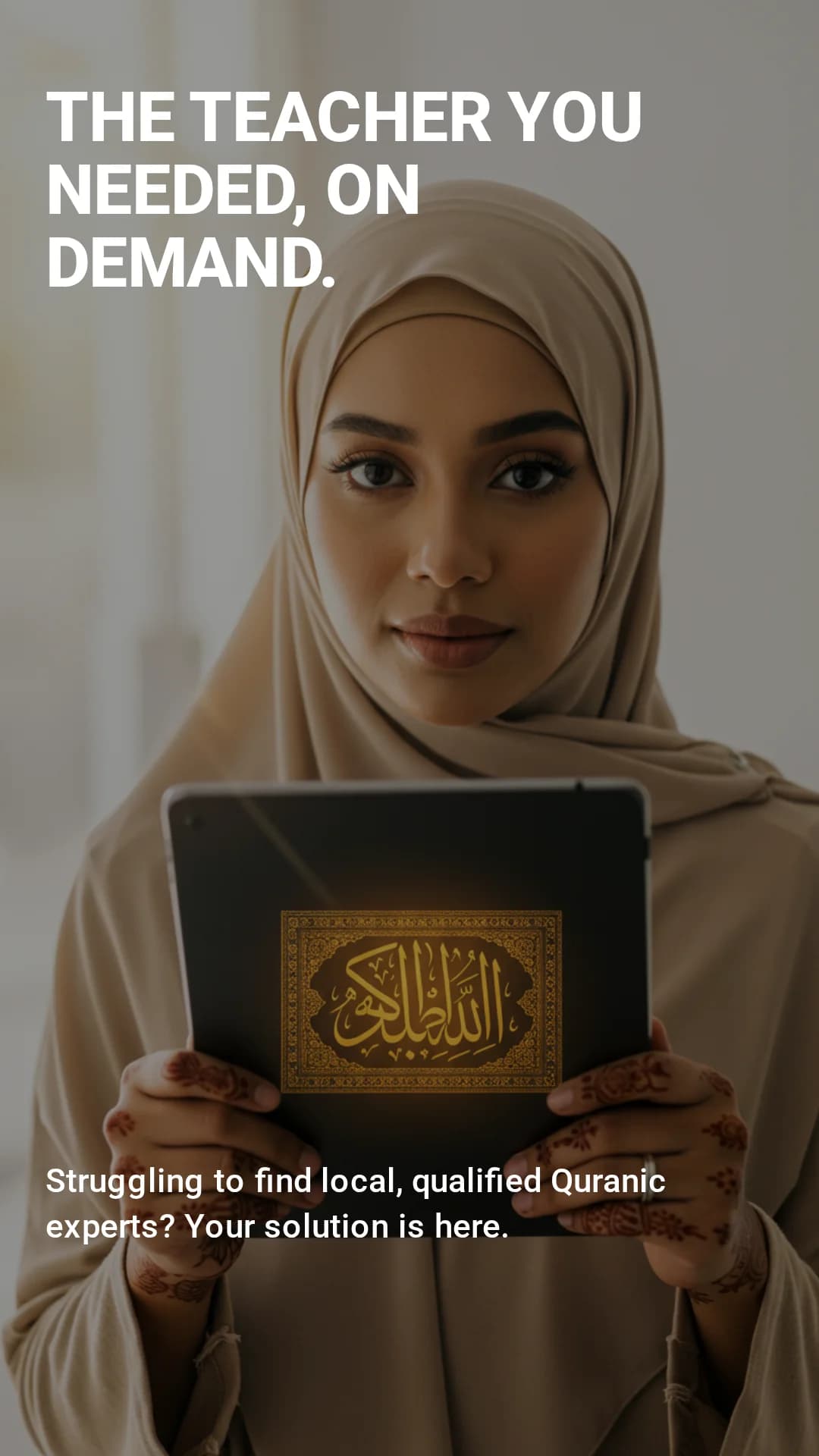 Teacher on Demand - AI-powered Quran teacher available 24/7